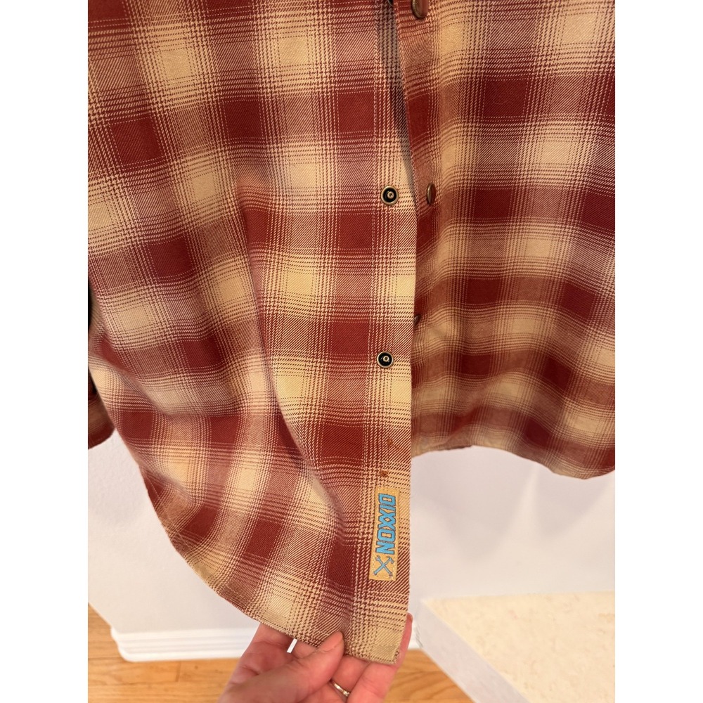 Dixxon Flannel Company Shirt Mens Plaid Pueblo Pearl Snap Button Long Sleeve L - Picture 4 of 16